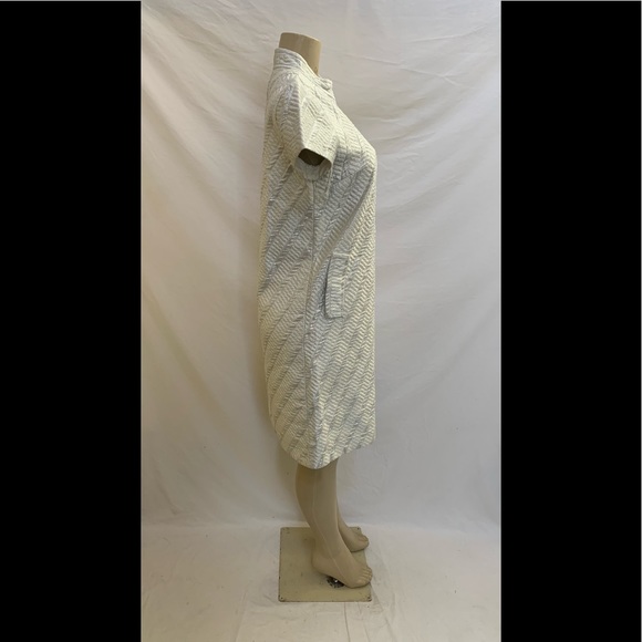 VTG Gale Mitchell Size Unknown Short Sleeve Full Zip Shift Dress - Picture 4 of 11